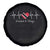 Trinidad And Tobago Heartbeat ECG Pulse Trinidadian Flag Spare Tire Cover - Wonder Print Shop