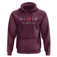 Trinidad And Tobago Heartbeat ECG Pulse Trinidadian Flag Hoodie - Wonder Print Shop