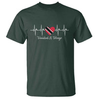 Trinidad And Tobago Heartbeat ECG Pulse Trinidadian Flag T Shirt - Wonder Print Shop
