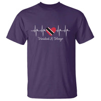 Trinidad And Tobago Heartbeat ECG Pulse Trinidadian Flag T Shirt - Wonder Print Shop