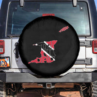Trinidad And Tobago Spare Tire Cover Pride Trinidadian Roots Flag - Wonder Print Shop