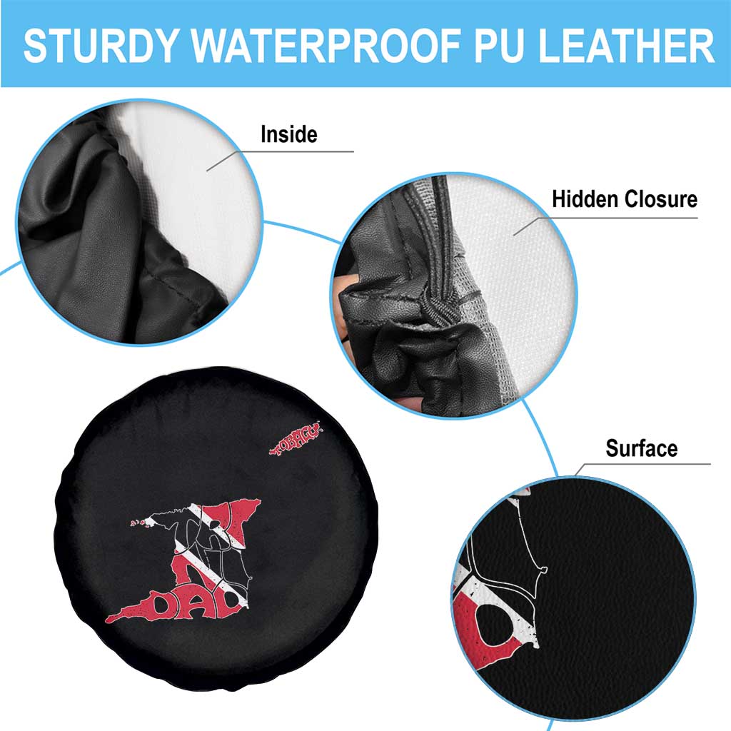 Trinidad And Tobago Spare Tire Cover Pride Trinidadian Roots Flag - Wonder Print Shop