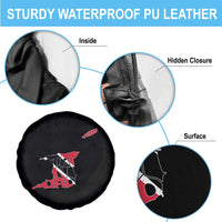 Trinidad And Tobago Spare Tire Cover Pride Trinidadian Roots Flag - Wonder Print Shop