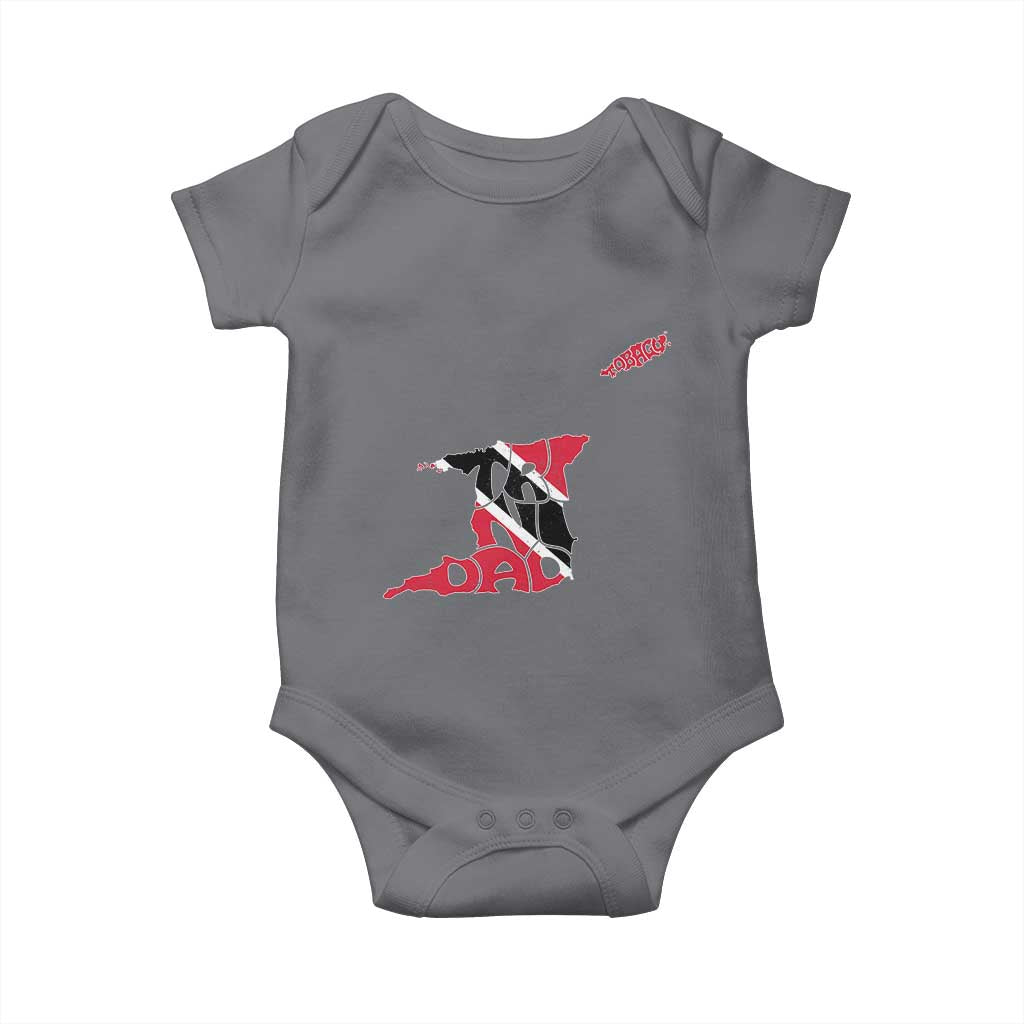 Trinidad And Tobago Baby Onesie Pride Trinidadian Roots Flag - Wonder Print Shop