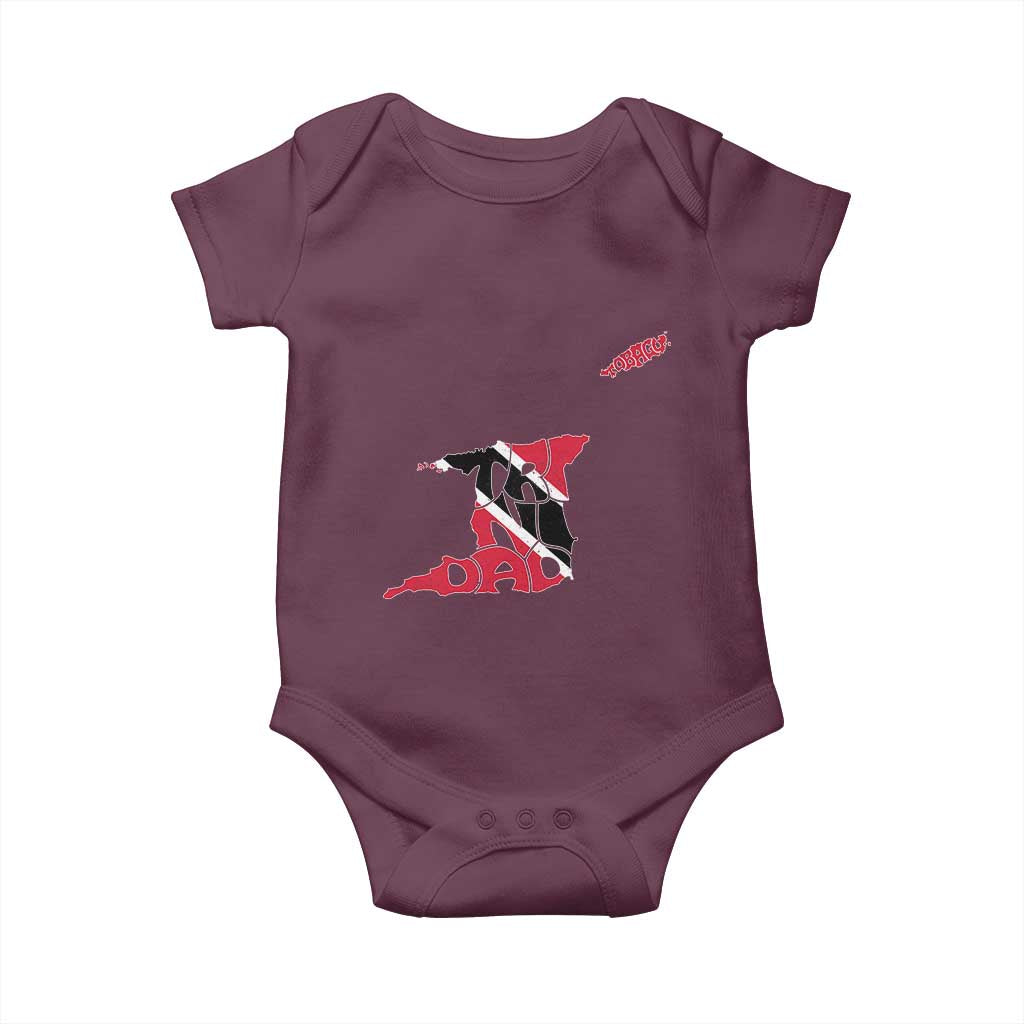 Trinidad And Tobago Baby Onesie Pride Trinidadian Roots Flag - Wonder Print Shop