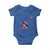Trinidad And Tobago Baby Onesie Pride Trinidadian Roots Flag - Wonder Print Shop