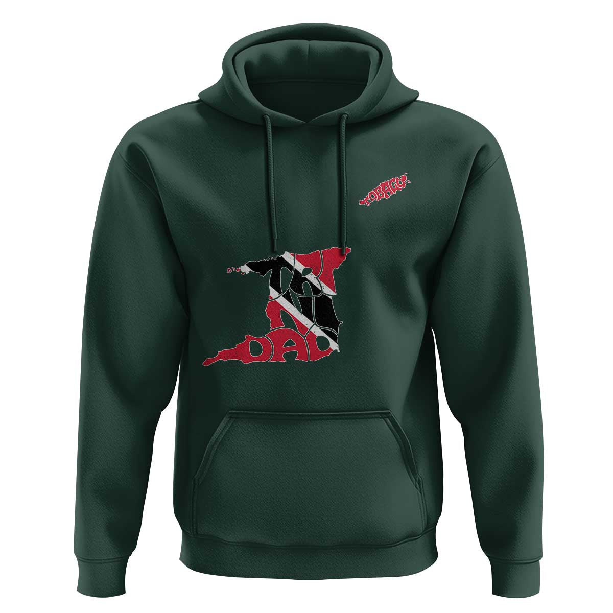 Trinidad And Tobago Hoodie Pride Trinidadian Roots Flag - Wonder Print Shop