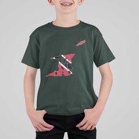 Trinidad And Tobago T Shirt For Kid Pride Trinidadian Roots Flag - Wonder Print Shop