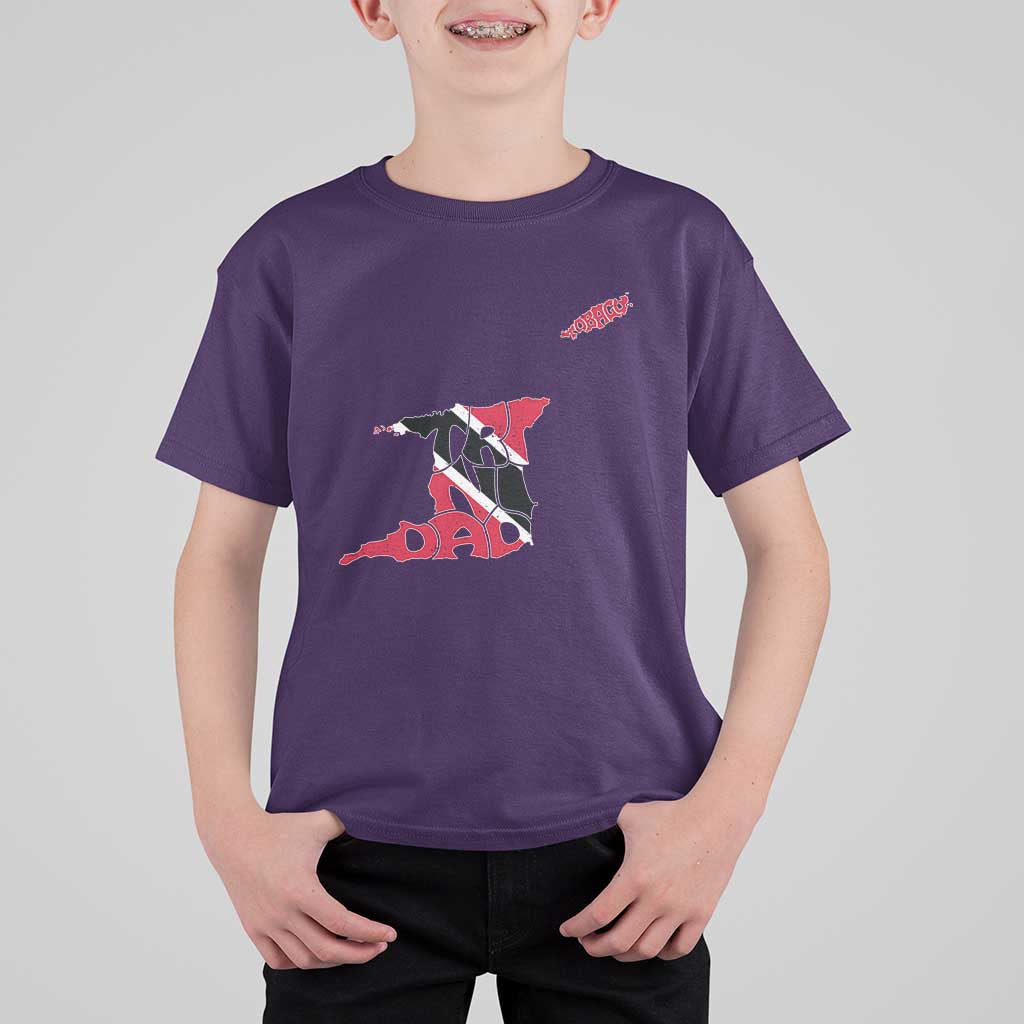 Trinidad And Tobago T Shirt For Kid Pride Trinidadian Roots Flag - Wonder Print Shop
