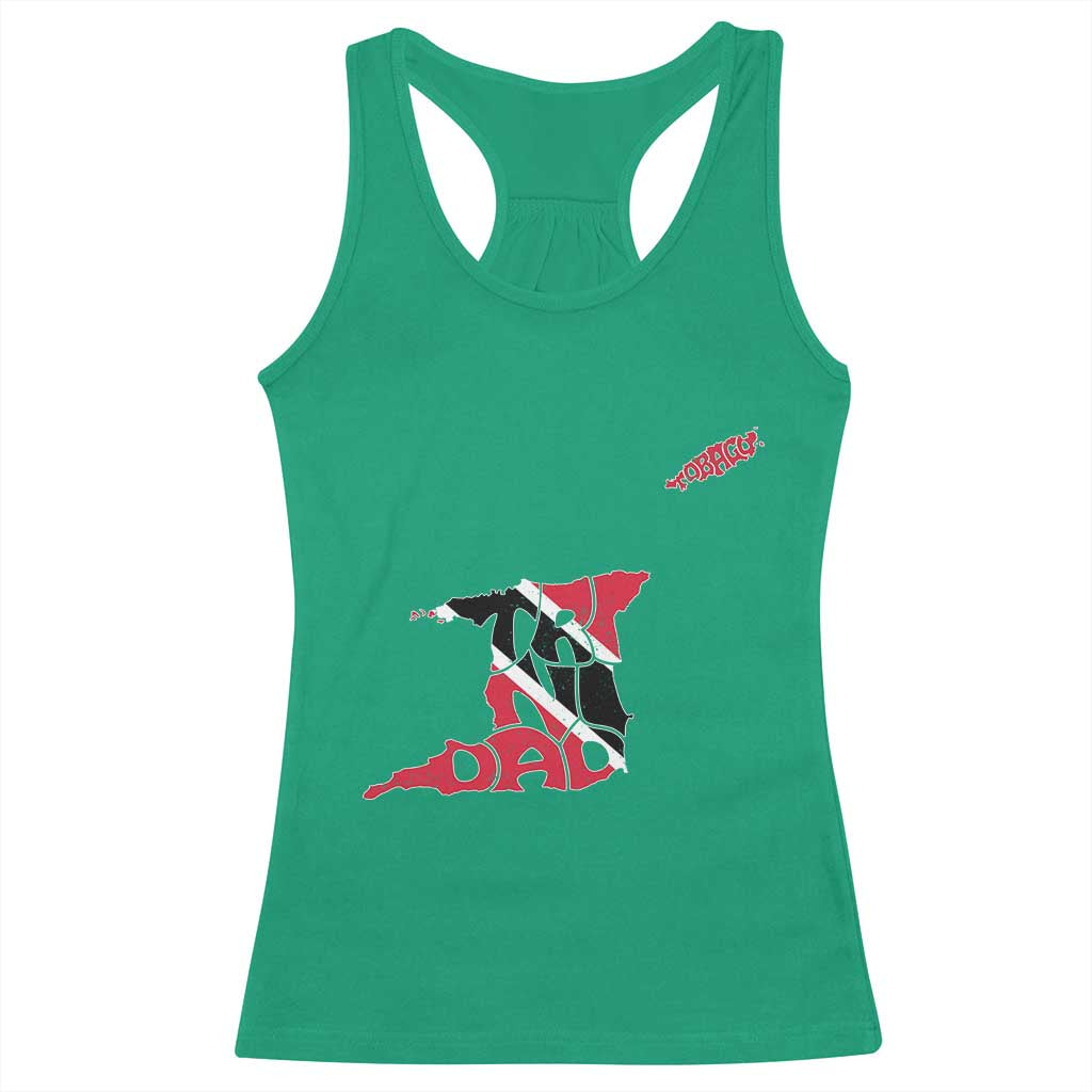 Trinidad And Tobago Racerback Tank Top Pride Trinidadian Roots Flag - Wonder Print Shop
