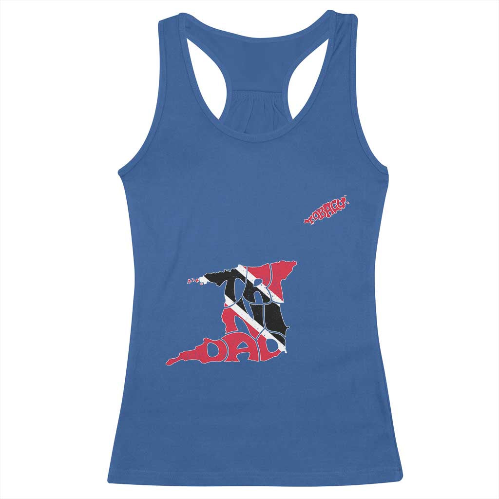 Trinidad And Tobago Racerback Tank Top Pride Trinidadian Roots Flag - Wonder Print Shop