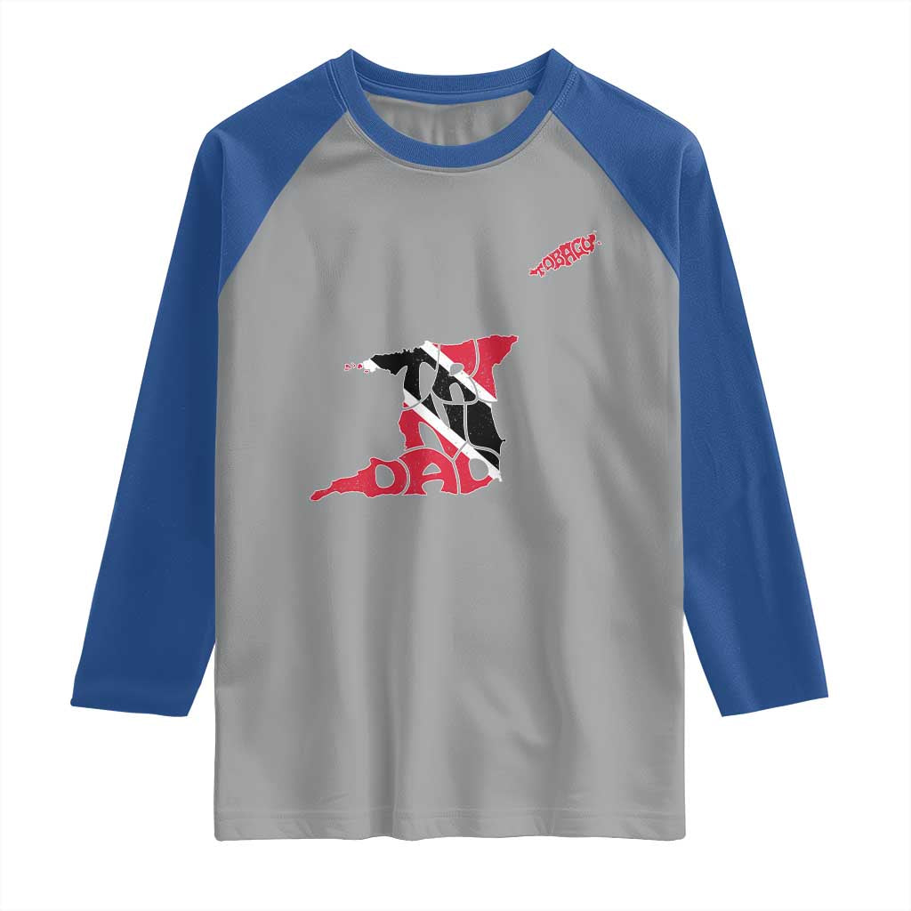 Trinidad And Tobago Raglan Shirt Pride Trinidadian Roots Flag - Wonder Print Shop