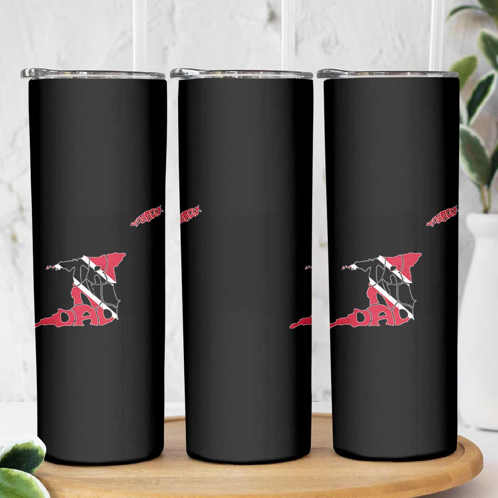 Trinidad And Tobago Skinny Tumbler Pride Trinidadian Roots Flag - Wonder Print Shop