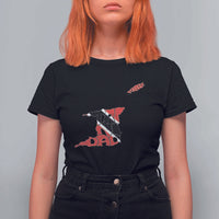 Trinidad And Tobago T Shirt For Women Pride Trinidadian Roots Flag - Wonder Print Shop