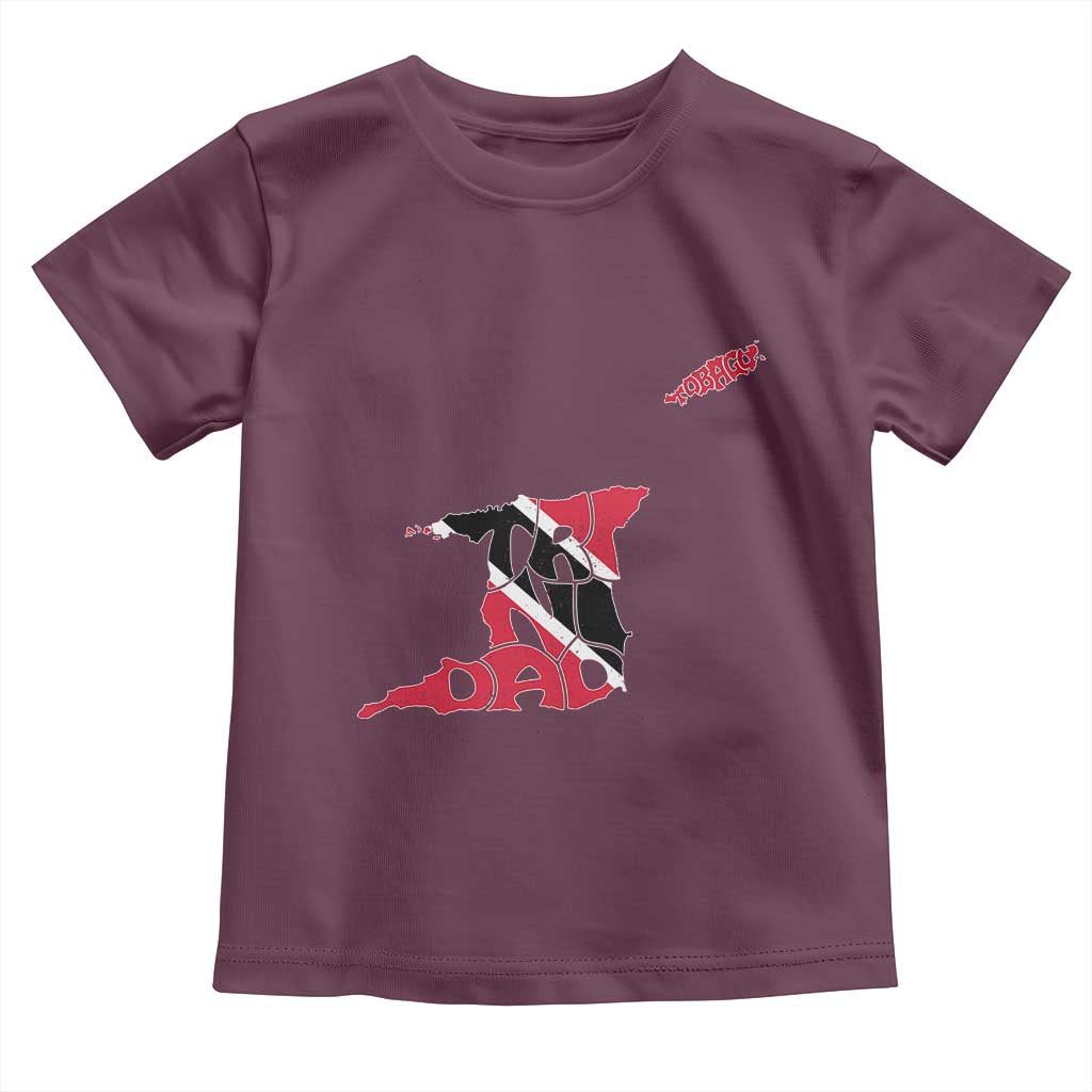 Trinidad And Tobago Toddler T Shirt Pride Trinidadian Roots Flag - Wonder Print Shop