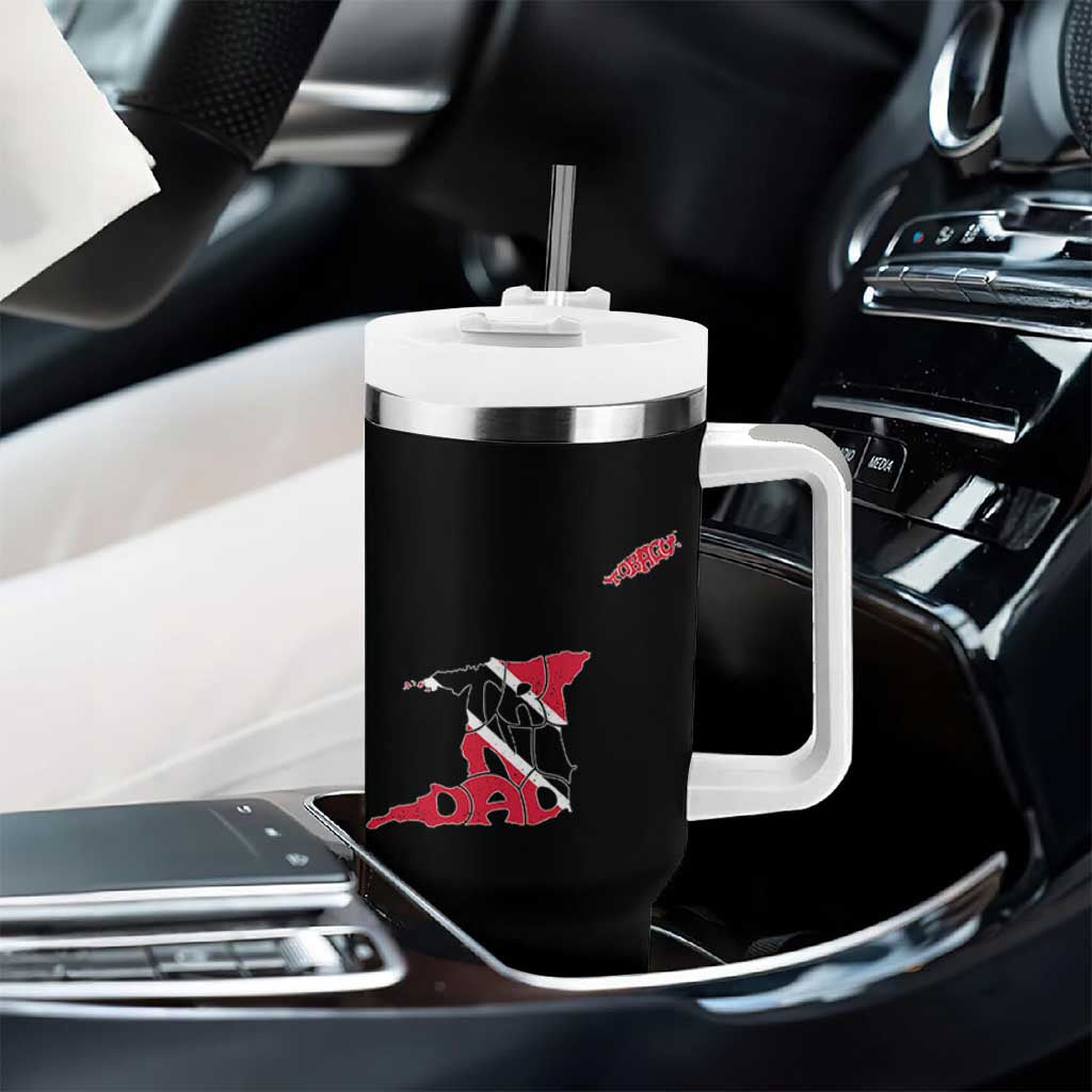 Trinidad And Tobago Tumbler With Handle Pride Trinidadian Roots Flag - Wonder Print Shop