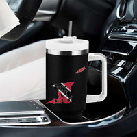 Trinidad And Tobago Tumbler With Handle Pride Trinidadian Roots Flag - Wonder Print Shop