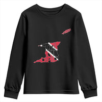 Trinidad And Tobago Youth Sweatshirt Pride Trinidadian Roots Flag - Wonder Print Shop