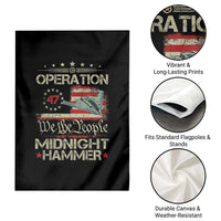Operation Midnight Hammer Garden Flag Bomber Jet Vintage Betsy Ross Flag - Wonder Print Shop