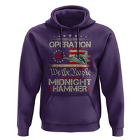 Operation Midnight Hammer Hoodie Bomber Jet Vintage Betsy Ross Flag - Wonder Print Shop