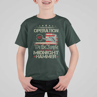 Operation Midnight Hammer T Shirt For Kid Bomber Jet Vintage Betsy Ross Flag - Wonder Print Shop