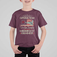 Operation Midnight Hammer T Shirt For Kid Bomber Jet Vintage Betsy Ross Flag - Wonder Print Shop