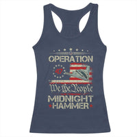 Operation Midnight Hammer Racerback Tank Top Bomber Jet Vintage Betsy Ross Flag - Wonder Print Shop