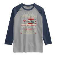 Operation Midnight Hammer Raglan Shirt Bomber Jet Vintage Betsy Ross Flag - Wonder Print Shop