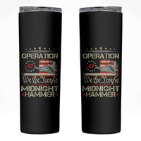 Operation Midnight Hammer Skinny Tumbler Bomber Jet Vintage Betsy Ross Flag - Wonder Print Shop