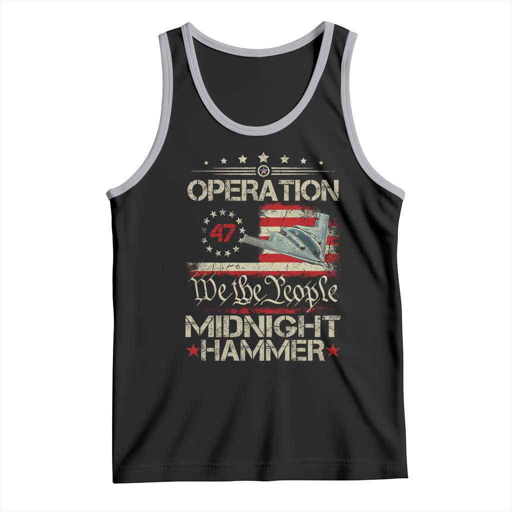 Operation Midnight Hammer Tank Top Bomber Jet Vintage Betsy Ross Flag - Wonder Print Shop