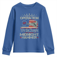 Operation Midnight Hammer Youth Sweatshirt Bomber Jet Vintage Betsy Ross Flag - Wonder Print Shop