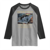 Operation Midnight Hammer Raglan Shirt Bomber Jet American Flag - Wonder Print Shop