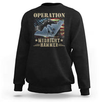 Operation Midnight Hammer Sweatshirt Bomber Jet American Flag - Wonder Print Shop