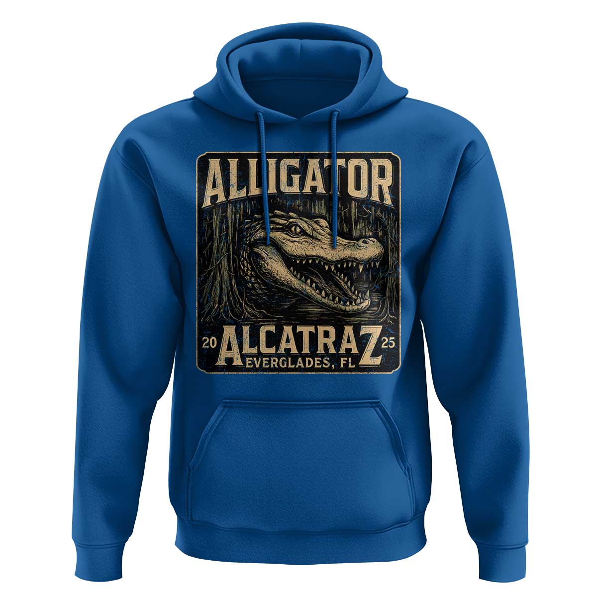 Funny Alligator Alcatraz Hoodie Florida Everglades Alligatraz Meme 2025 - Wonder Print Shop