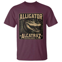 Funny Alligator Alcatraz T Shirt Florida Everglades Alligatraz Meme 2025 - Wonder Print Shop