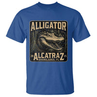 Funny Alligator Alcatraz T Shirt Florida Everglades Alligatraz Meme 2025 - Wonder Print Shop
