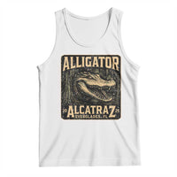 Funny Alligator Alcatraz Tank Top Florida Everglades Alligatraz Meme 2025 - Wonder Print Shop
