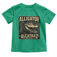 Funny Alligator Alcatraz Toddler T Shirt Florida Everglades Alligatraz Meme 2025 - Wonder Print Shop