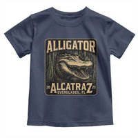 Funny Alligator Alcatraz Toddler T Shirt Florida Everglades Alligatraz Meme 2025 - Wonder Print Shop