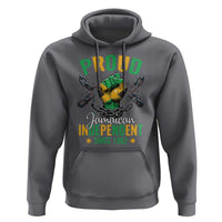 Jamaica Independence Day Hoodie Proud Jamaican Hand Fist Break The Chain - Wonder Print Shop