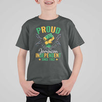 Jamaica Independence Day T Shirt For Kid Proud Jamaican Hand Fist Break The Chain - Wonder Print Shop