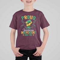 Jamaica Independence Day T Shirt For Kid Proud Jamaican Hand Fist Break The Chain - Wonder Print Shop