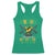 Jamaica Independence Day Racerback Tank Top Proud Jamaican Hand Fist Break The Chain - Wonder Print Shop