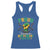 Jamaica Independence Day Racerback Tank Top Proud Jamaican Hand Fist Break The Chain - Wonder Print Shop
