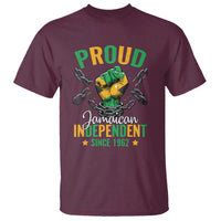 Jamaica Independence Day T Shirt Proud Jamaican Hand Fist Break The Chain - Wonder Print Shop