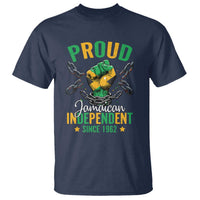 Jamaica Independence Day T Shirt Proud Jamaican Hand Fist Break The Chain - Wonder Print Shop