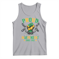 Jamaica Independence Day Tank Top Proud Jamaican Hand Fist Break The Chain - Wonder Print Shop