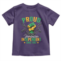 Jamaica Independence Day Toddler T Shirt Proud Jamaican Hand Fist Break The Chain - Wonder Print Shop