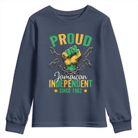 Jamaica Independence Day Youth Sweatshirt Proud Jamaican Hand Fist Break The Chain - Wonder Print Shop