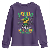 Jamaica Independence Day Youth Sweatshirt Proud Jamaican Hand Fist Break The Chain - Wonder Print Shop